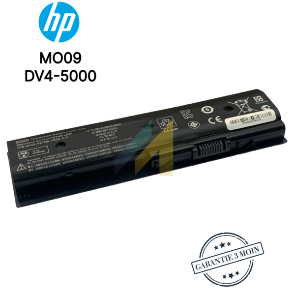 Batterie HP MO09 DV4 5000 11.1V 4400mAh 49Wh