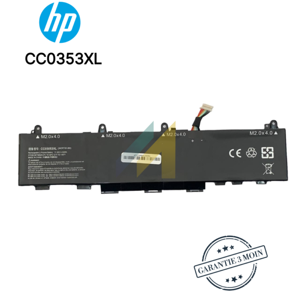 Batterie HP CC0353XL 11.55V 53Wh