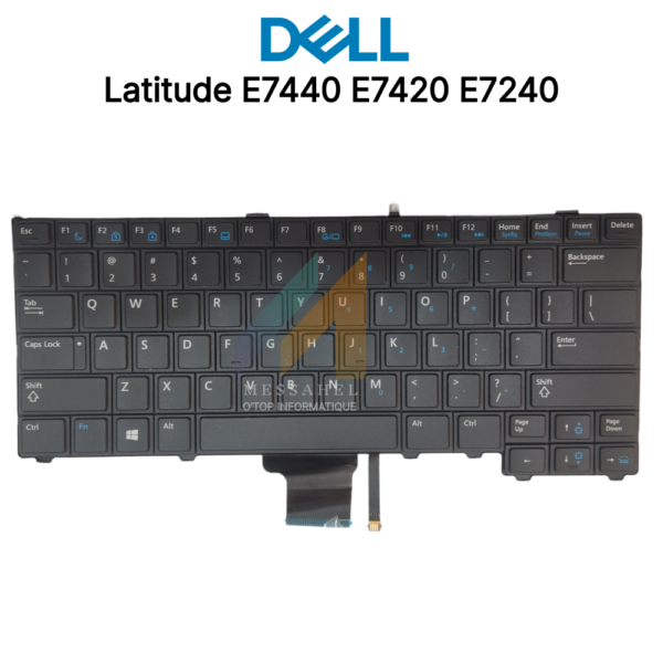 Clavier DELL Latitude E7240 E7420 E7440