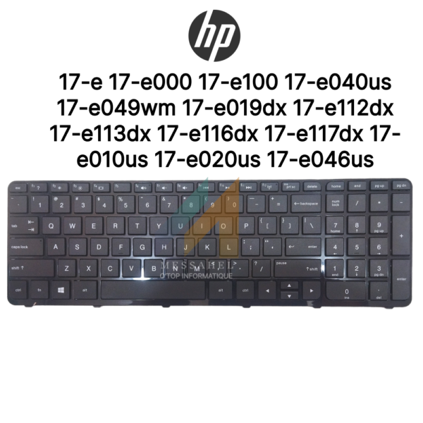 Clavier HP Pavilion 17-e 17-e000 1