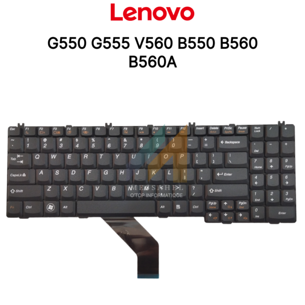 Clavier LENOVO G550 G555 V560 B550 B560 B560A