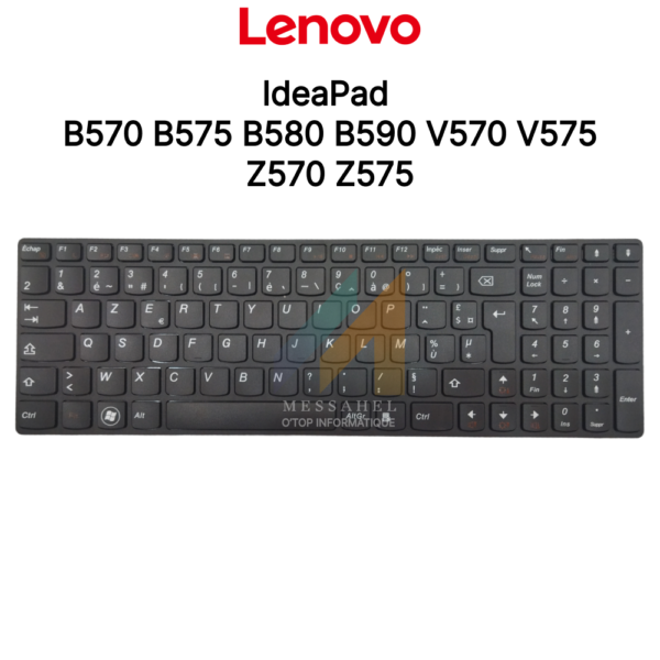 Clavier LENOVO IdeaPad B570  B580 B590 V570  Z570