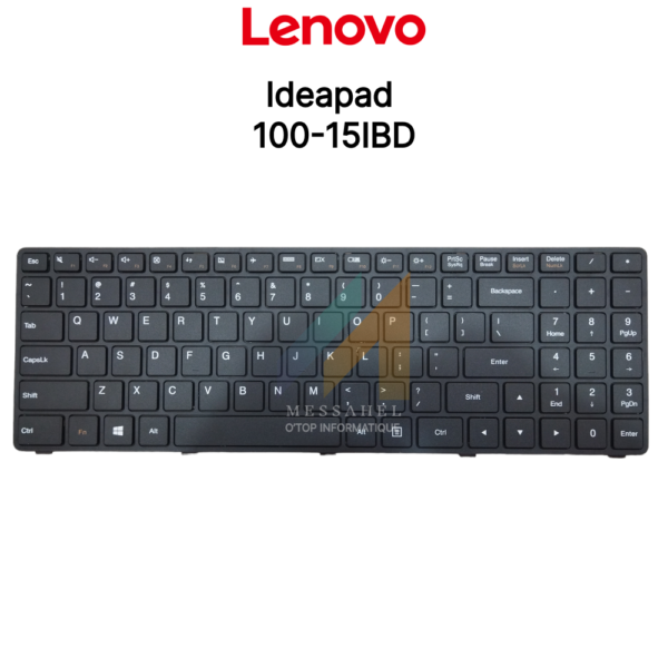Clavier LENOVO QWERTY IdeaPad 100-15IBD