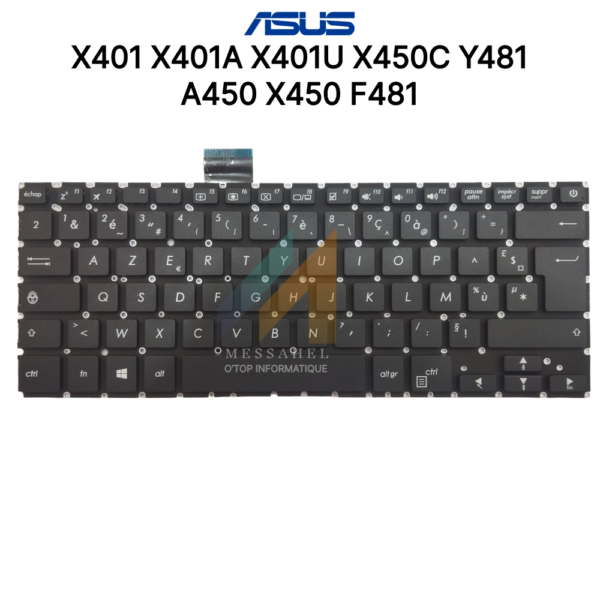 Clavier ASUS X401 X450C Y481 A450 x450