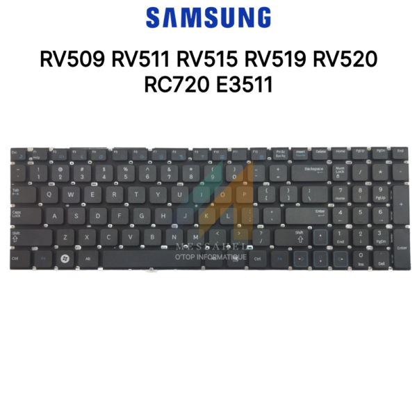 Clavier SAMSUNG RV509 RV511 RV515 RV519 RV520 RC720 E3511