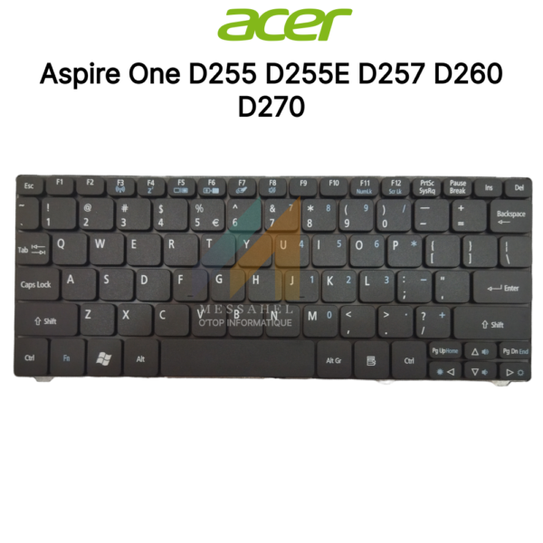 Clavier ACER  Aspire One D255 D255E D257 D260 D270